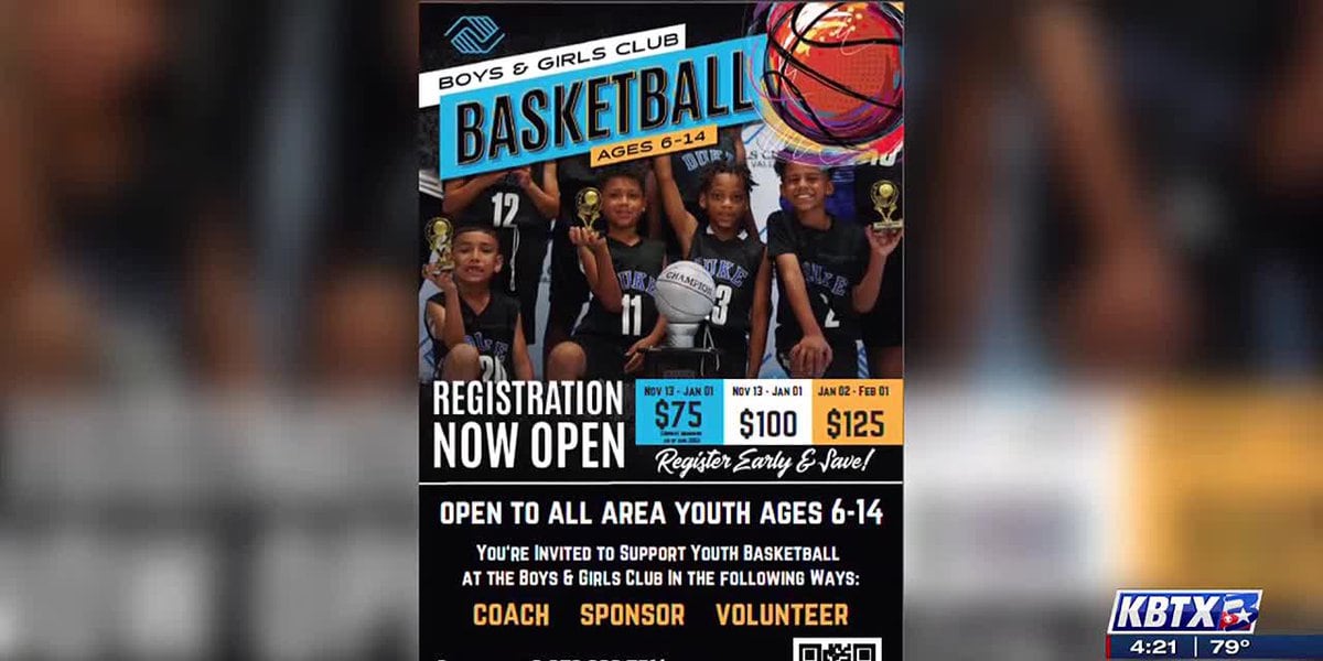 Registration open now for Boys & Girls Clubs basketball leagues