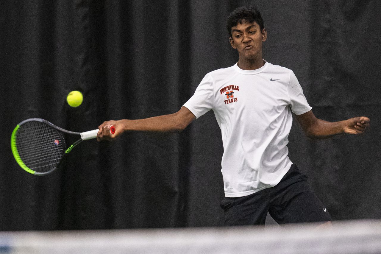 Northville senior follows sister, claims top Michigan high school tennis honor