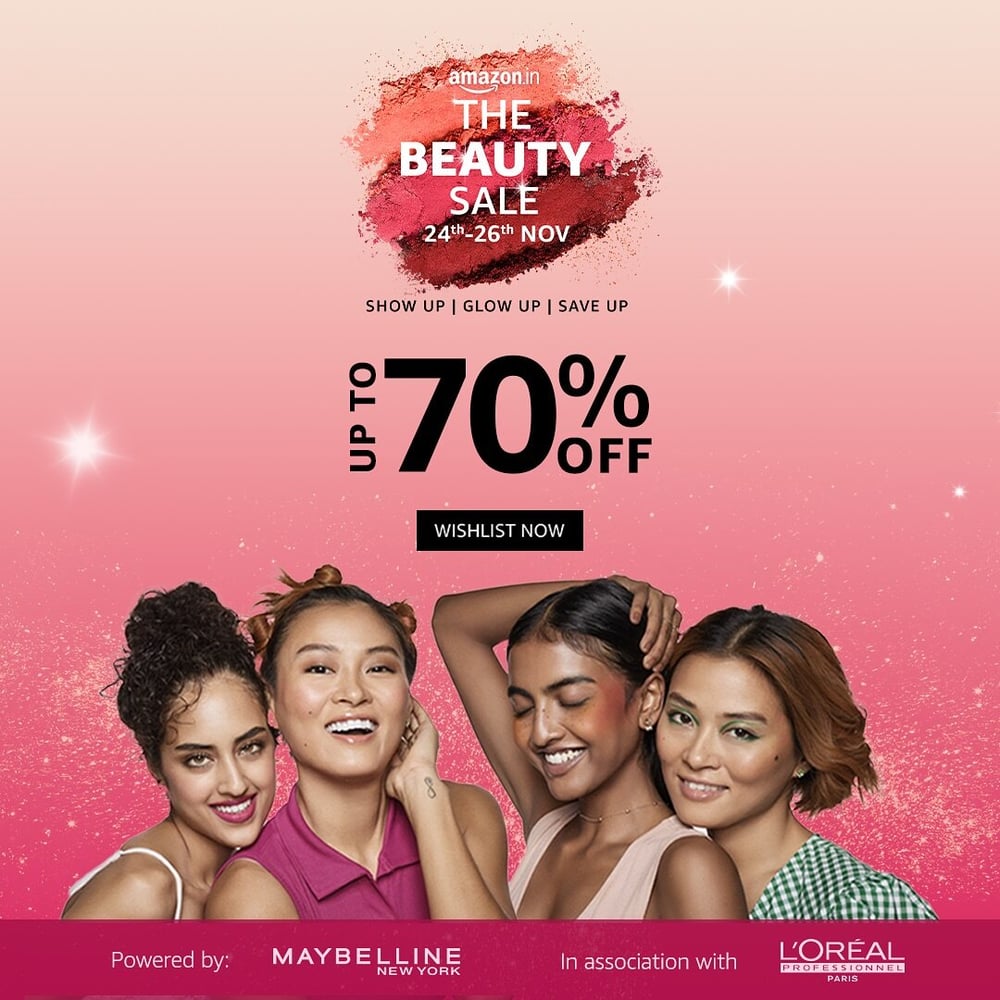 Amazon India launches ‘The Beauty Sale’ with Maybelline