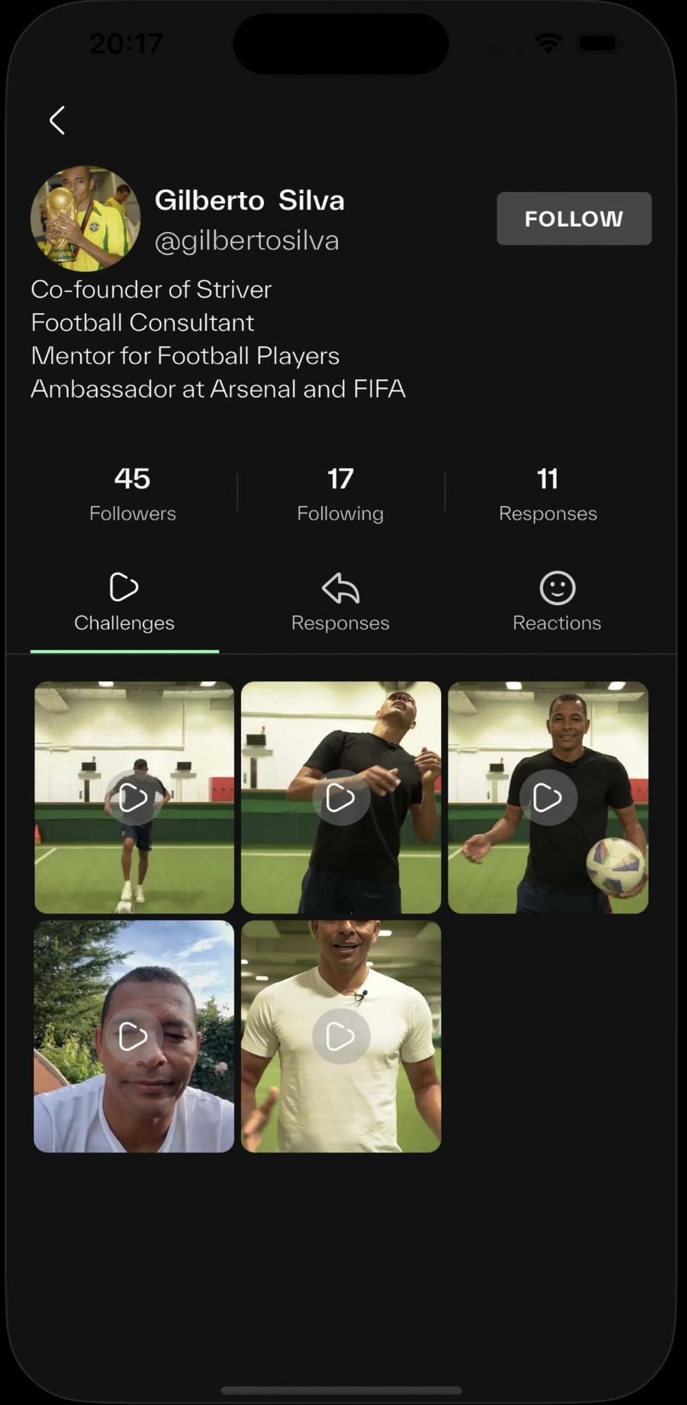 Futebol sem ofensas: Gilberto Silva e Roberto Carlos lançam app que conecta torcedores e atletas em ambiente saudável