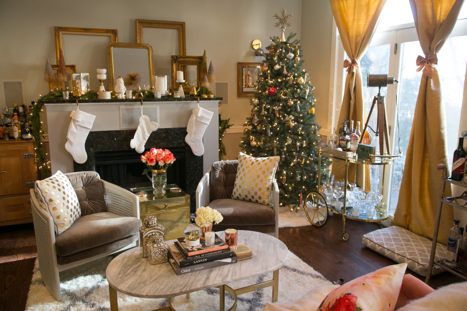 At Home’s Pink and Golden Christmas Decor Is a Must-Have