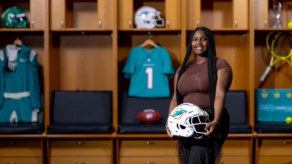 Liberal Arts, IST student scores sports technology internship with Miami Dolphins