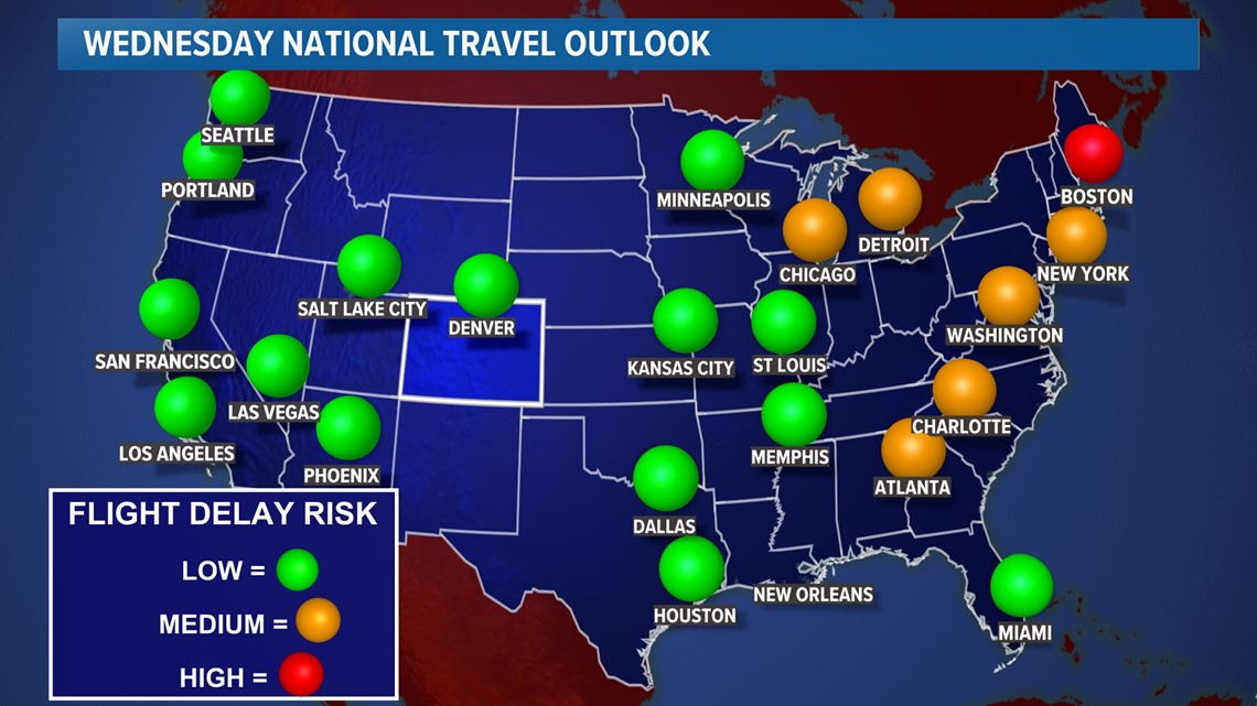 Thanksgiving travel weather outlook: Rain, wind for the East Coast?