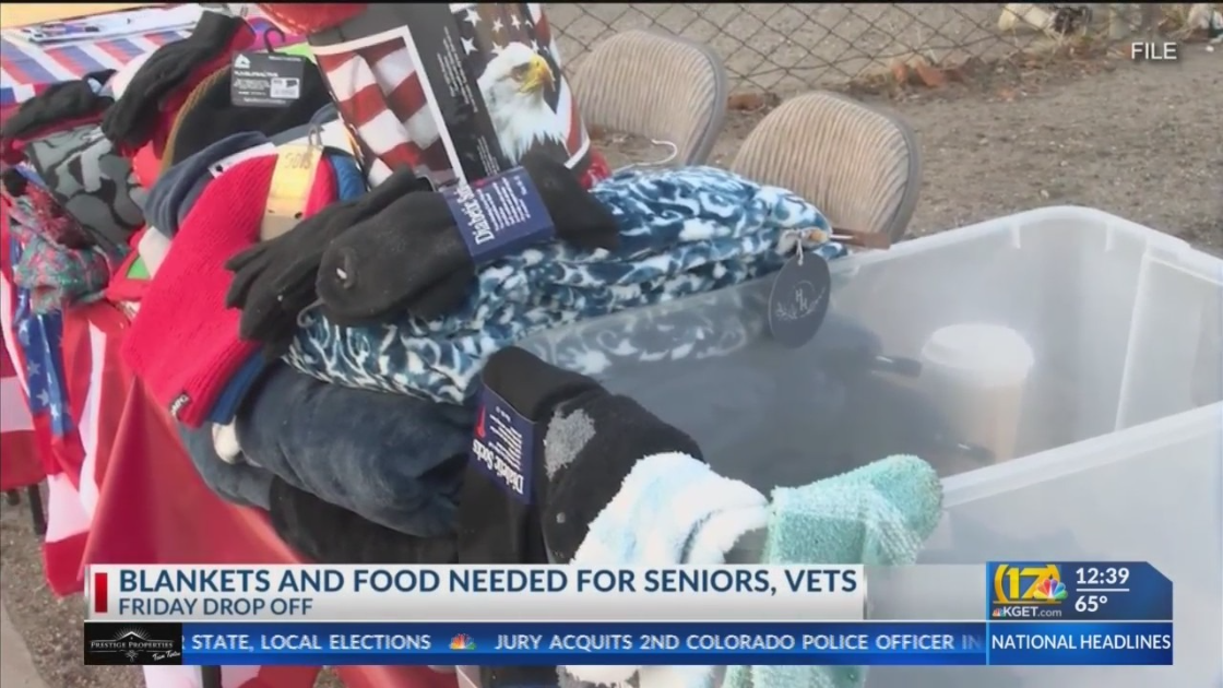 Volunteer Center of Kern County hosting Blanket and Food Drive for vets and low-income seniors