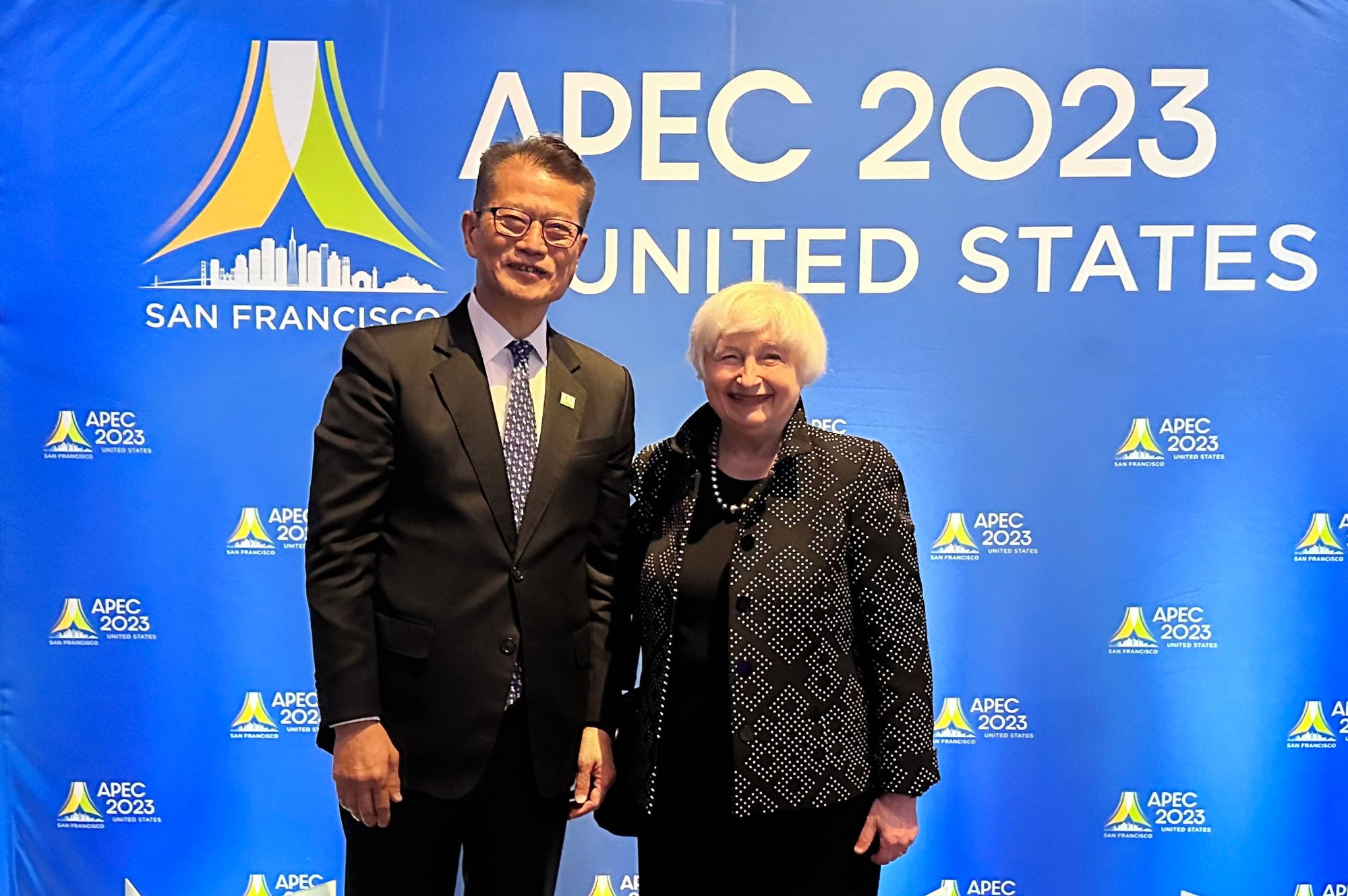 Finance chief promotes Hong Kong’s advantages at Apec retreat with counterparts