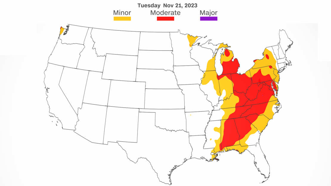 Significant Thanksgiving-week storm will disrupt travel with rain, snow and severe storms