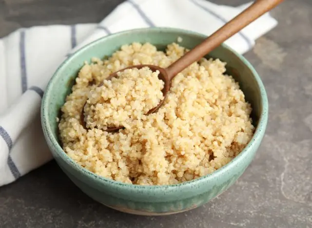 cooked quinoa