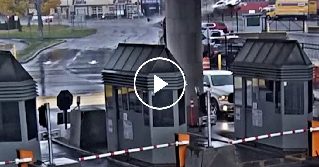 Video: Footage Shows Car in Midair Before Rainbow Bridge Explosion