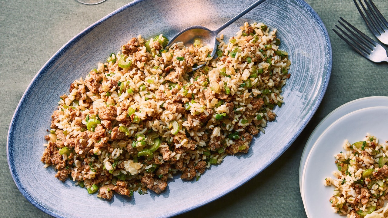 Thanksgiving in Louisiana Is All About Rice Dressing