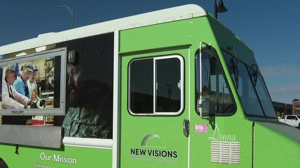 ‘Food banks are strapped’: New Visions Homeless Services debuts new food truck to reach more people in need