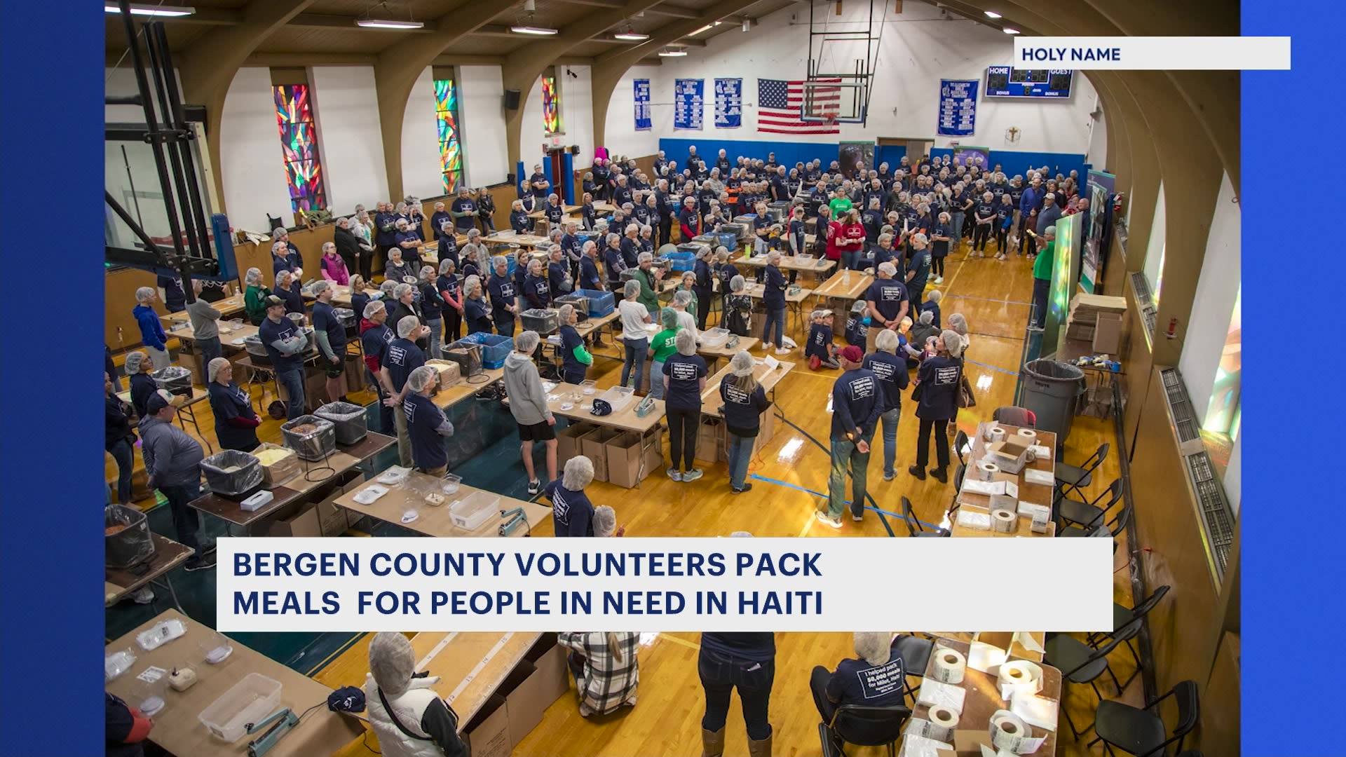 Bergen County volunteers pack meals for people facing food insecurity in Haiti