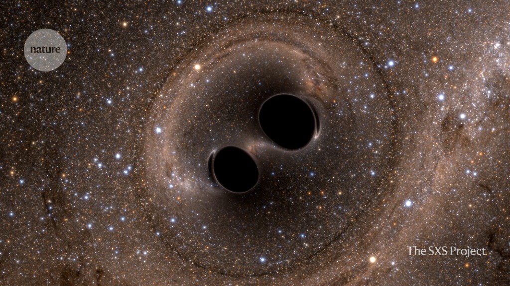 Gravitational waves from mega black-hole collision reveal long-sought ‘ringing’