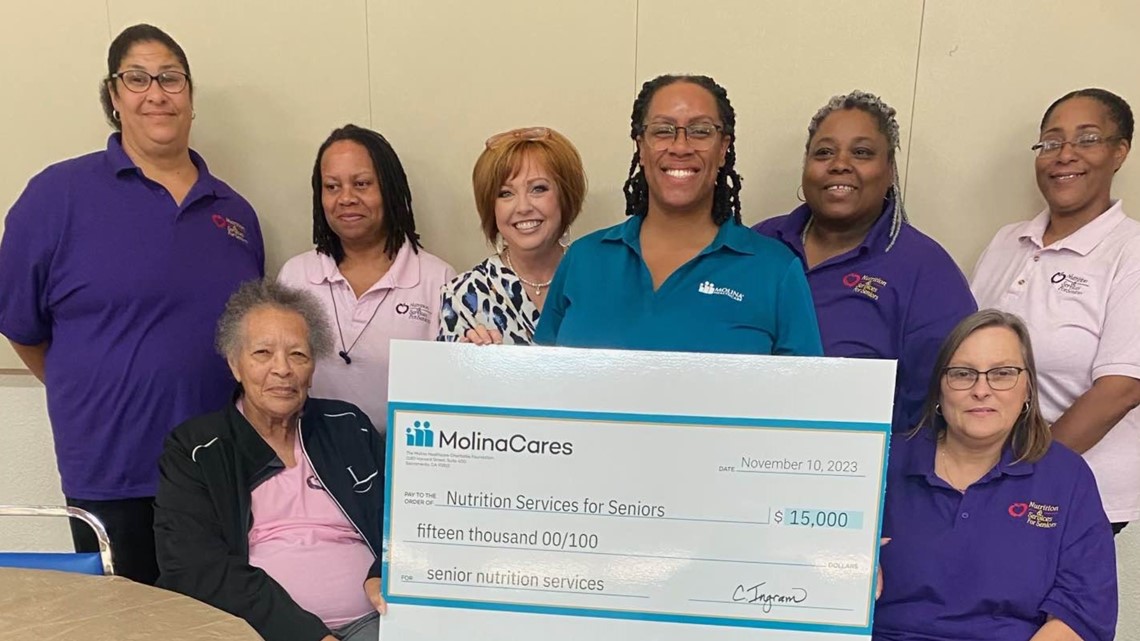 ‘The need is there’ | Molina Healthcare Charitable Foundation donates $15K to Nutrition & Services for Seniors