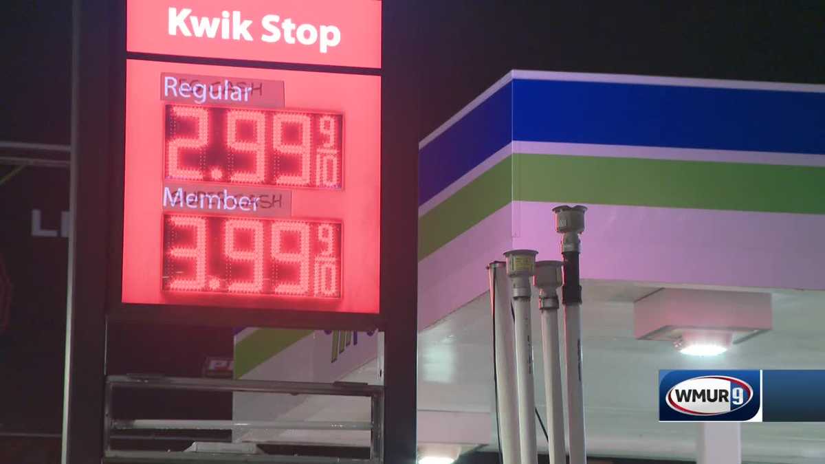 Gas prices drop in time for Thanksgiving travel in New Hampshire