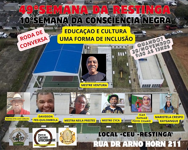 49ª Semana da Restinga leva atividades culturais, debates e serviços ao bairro de Porto Alegre