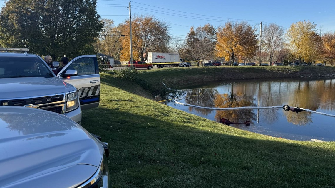 Suspect dead after car rolls into pond during Plainfield police chase