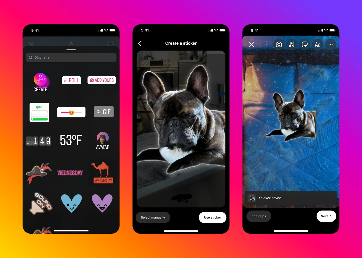 Instagram anuncia novos recursos para edição e criação de figurinhas com uso de Inteligência Artificial