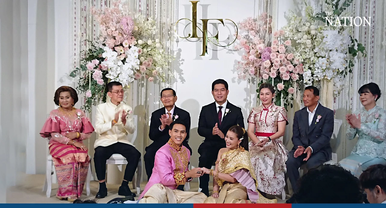 Thai celebrities celebrate memorable wedding moments on Sunday