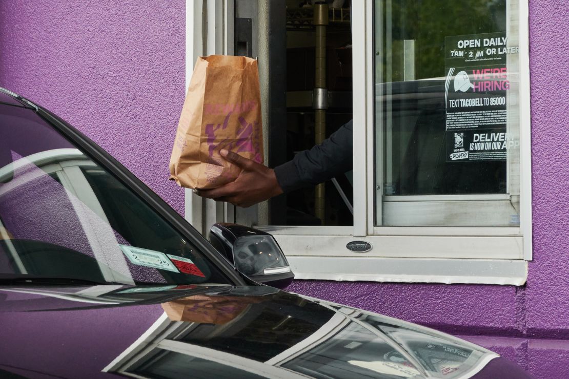 Taco Bell is gaining ground as people look to save on food