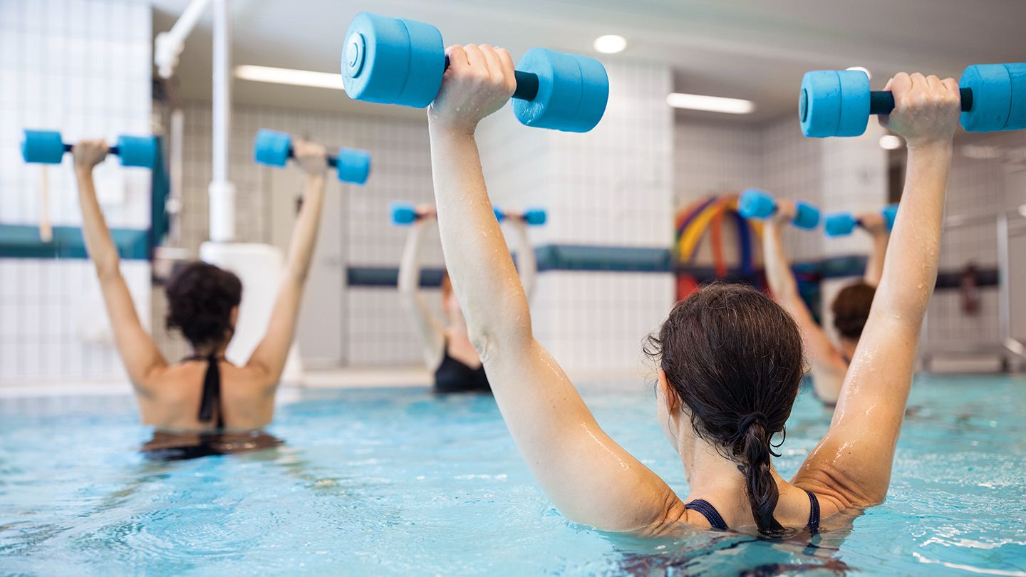 High Intensity Interval Training Water Aerobics Could Improve Fitness for People With Joint Issues