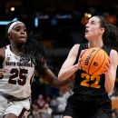 S. Carolina women No. 1 after upset-filled week