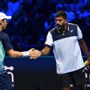 Rublev bloodies self with racket in ATP Finals loss