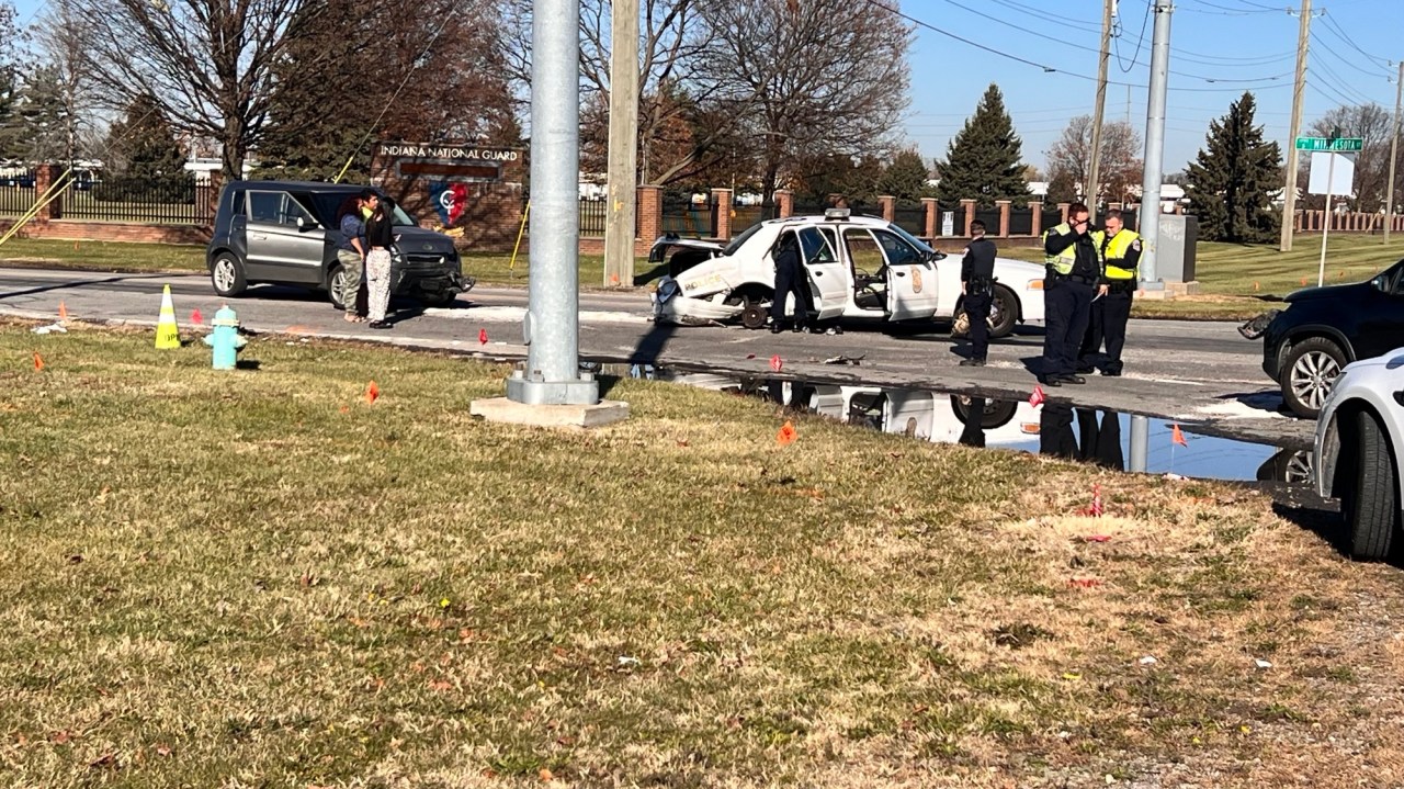 IMPD officer struck in car accident