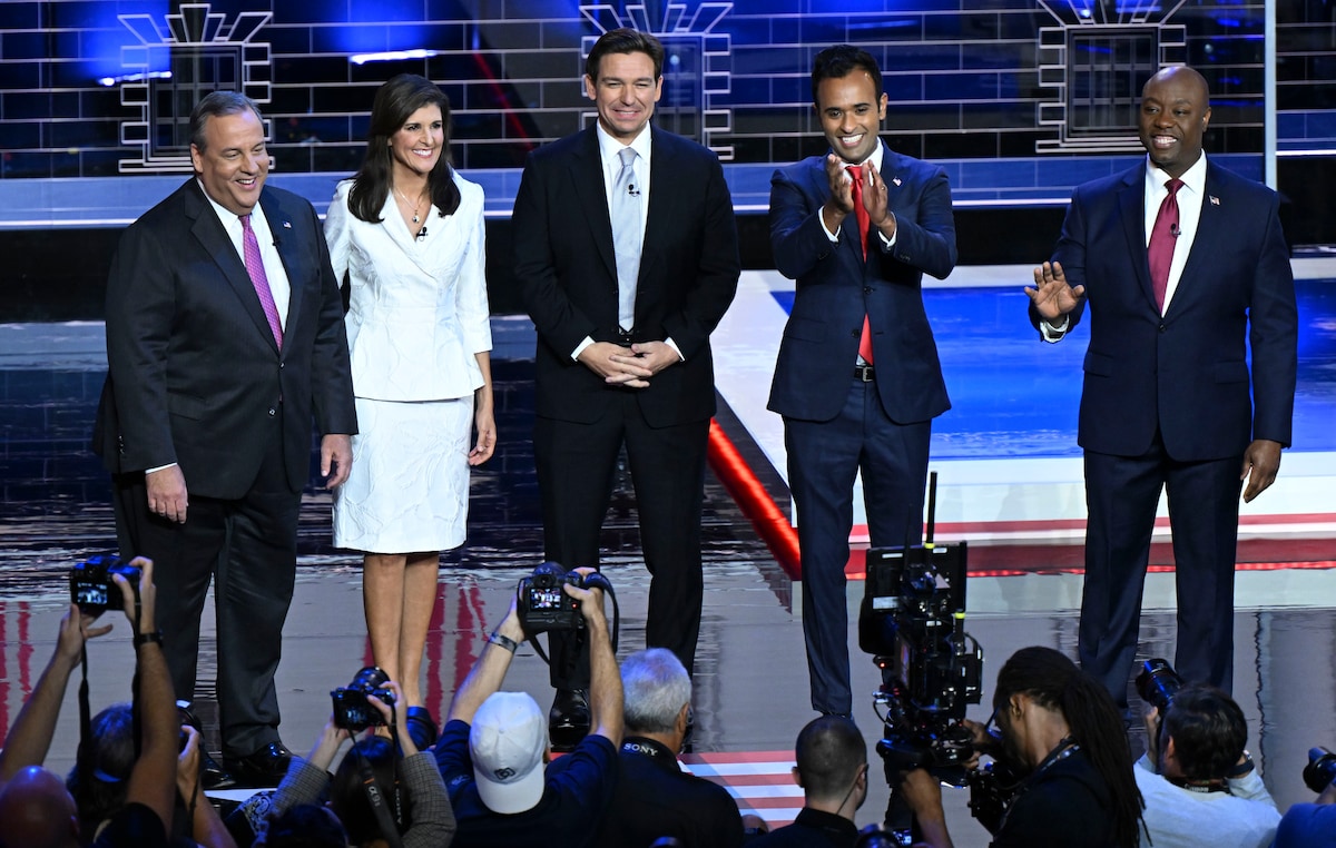 In photos: The scene in Miami ahead of the third Republican presidential candidates debate