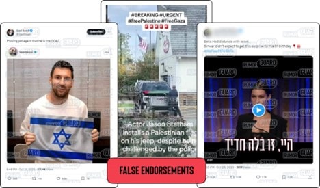 Analysis | Fake celebrity statements and videos on Israel-Hamas war — and other news literacy lessons