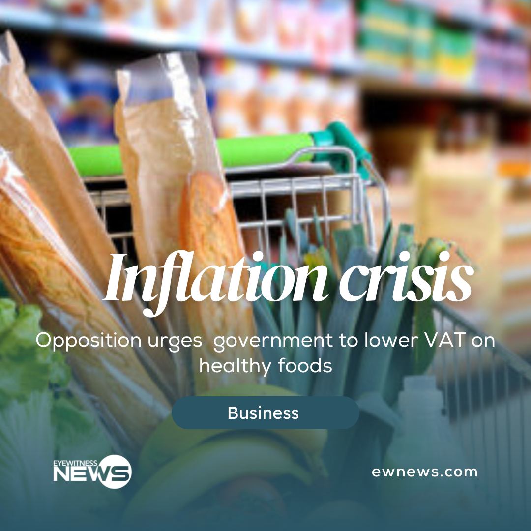 Opposition urges government to remove VAT from essential healthy foods