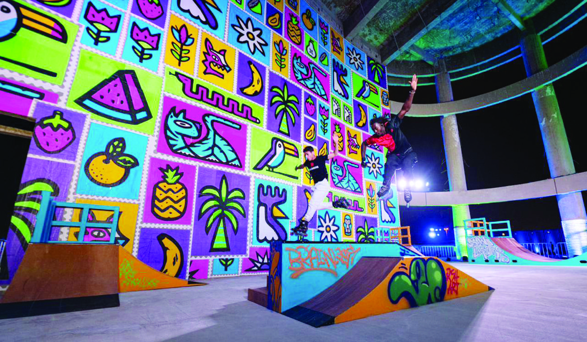 Riyadh street art festival transforms abandoned building into gallery