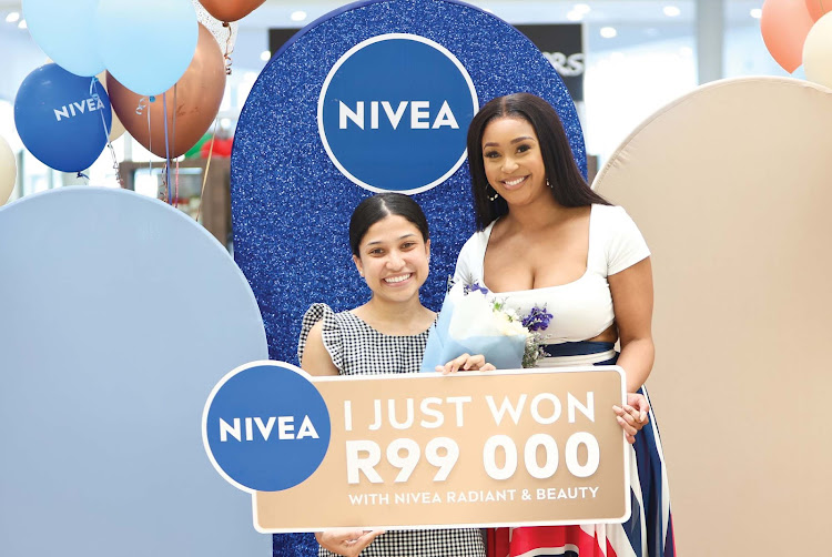 Minnie Dlamini is surprising Nivea shoppers with R99,000 cash — and you could be next