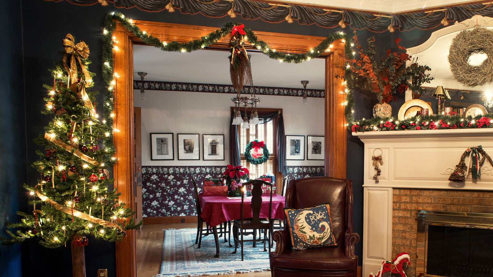 The Drill-Free Hack To Hanging Your Christmas Garland This Holiday Season