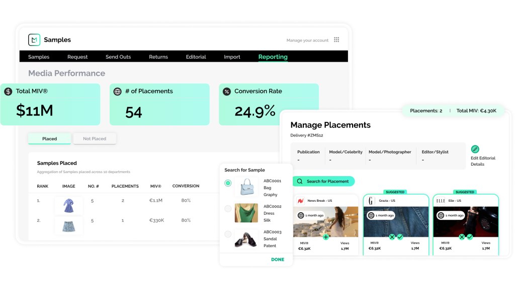 Launchmetrics Integrates Tools to Optimize Sample Trafficking