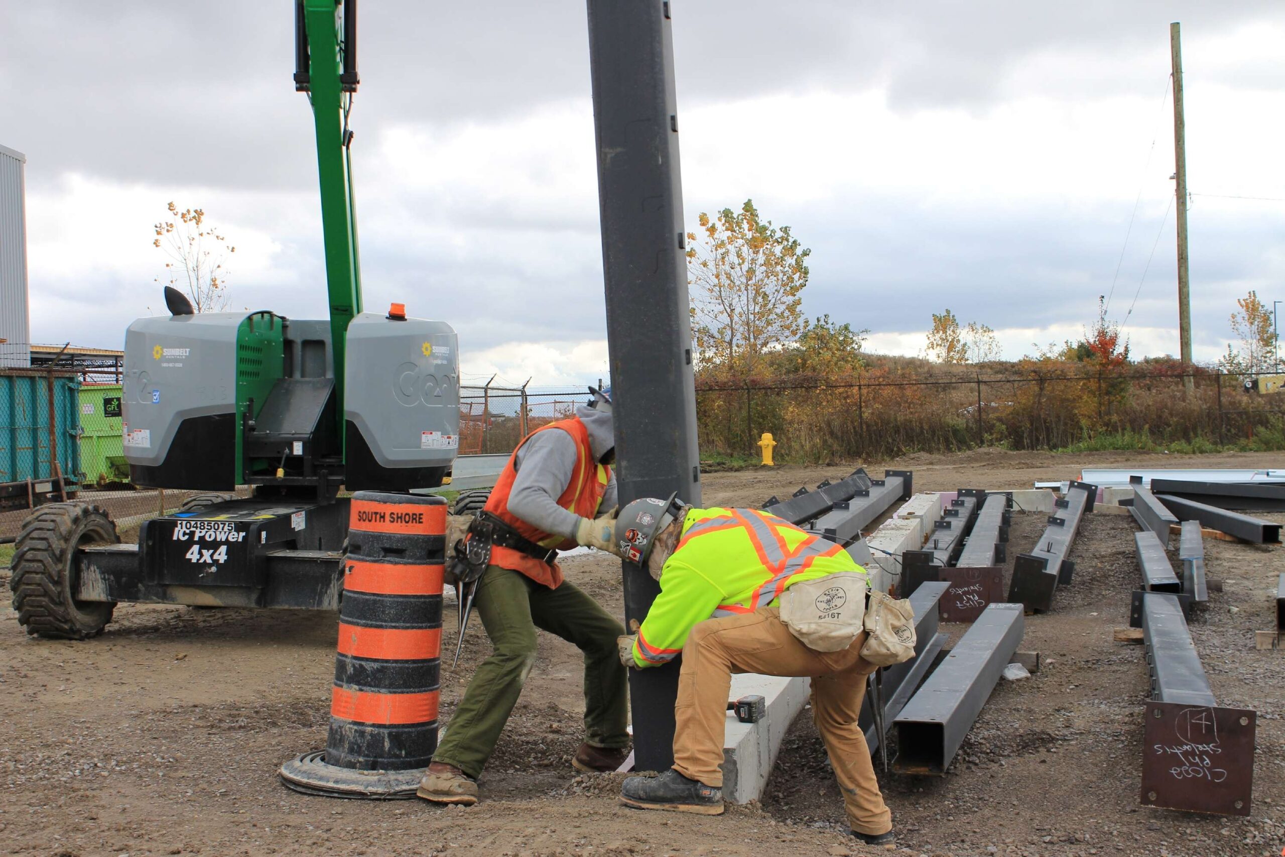 Construction on battery research site underway