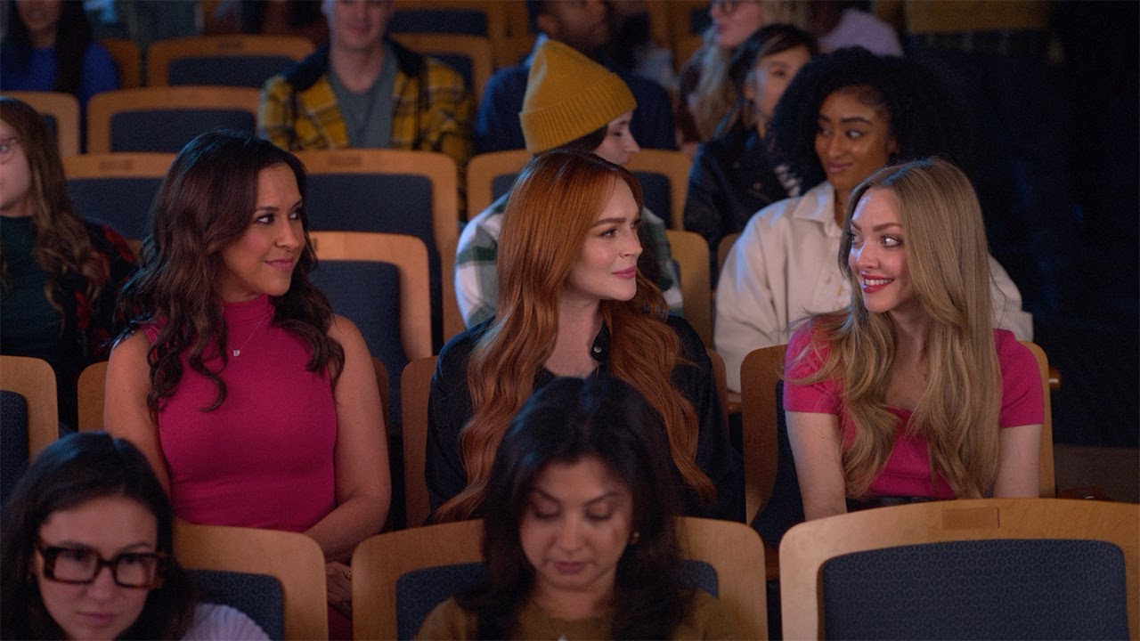 ‘Mean Girls’ stars Lindsay Lohan, Amanda Seyfried and Lacey Chabert reunite in Walmart ad