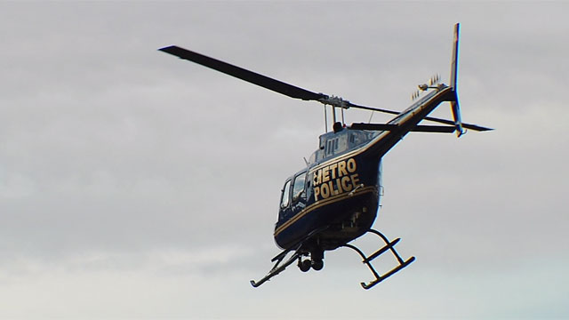 MNPD helicopter pilots help track down alleged car thief driving 100+ mph