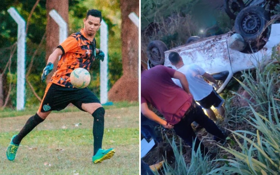 Jogador de futebol de 17 anos morre após acidente em Goiás