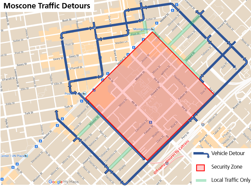 APEC San Francisco: Everything To Know About Security, Traffic and Transit in 10 Maps – The San Francisco Standard