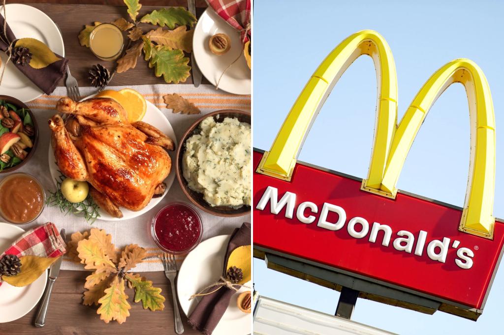 Americans are swapping traditional Thanksgiving meals for fast food…