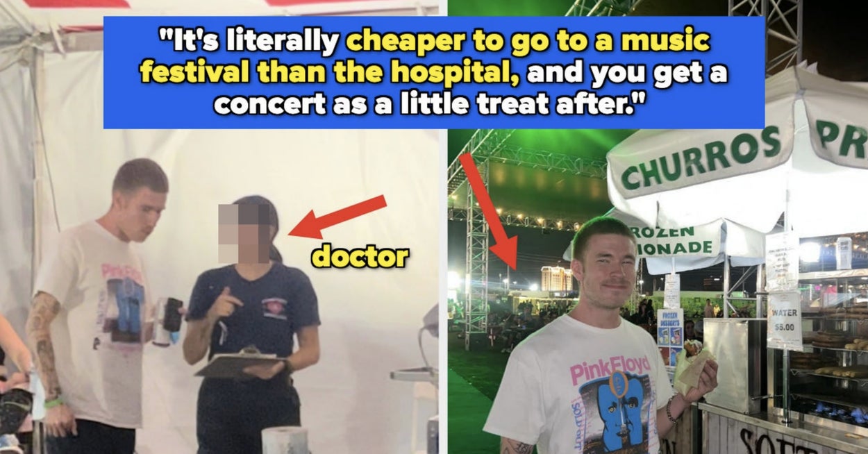 This 26-Year-Old Took Her Sick Friend To A Music Festival’s Medical Tent Because It Was More Affordable Than A Hospital Visit