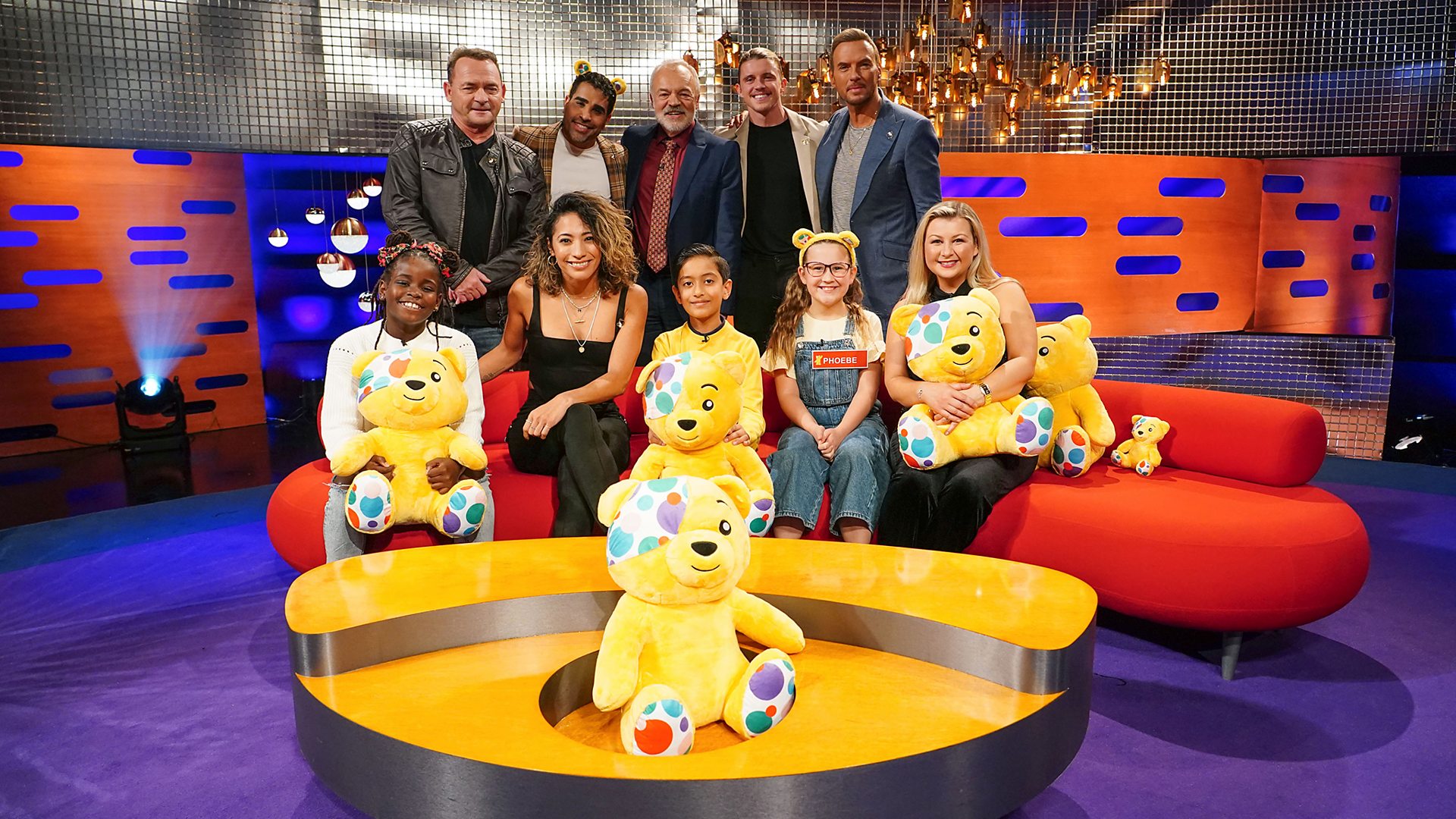 Meet the celebrities taking on Graham Norton’s iconic Big Red Chair for BBC Children in Need