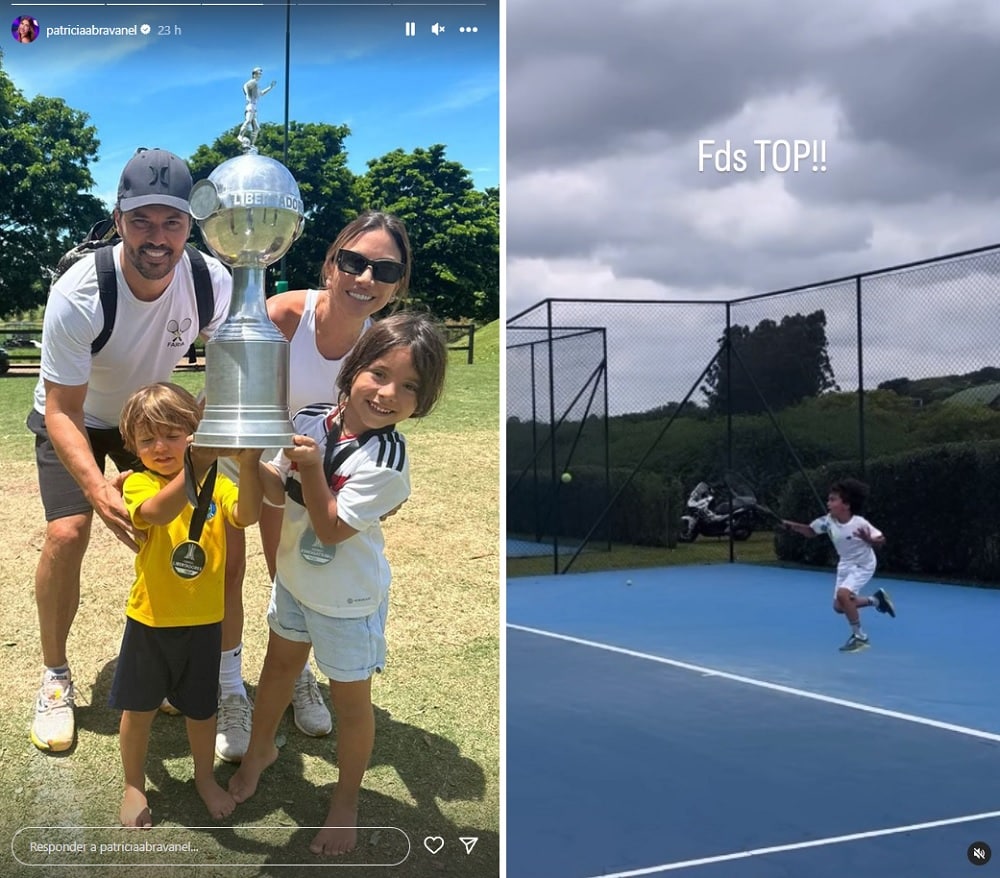 Patrícia Abravanel mostra a filha com troféu de futebol: “campeã”