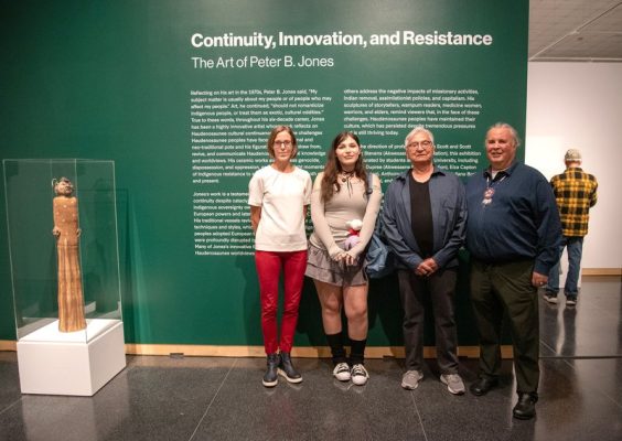 Reflecting on the Past, Offering Hope for the Future: Native American Students Help Curate Exhibition of Haudenosaunee Artist