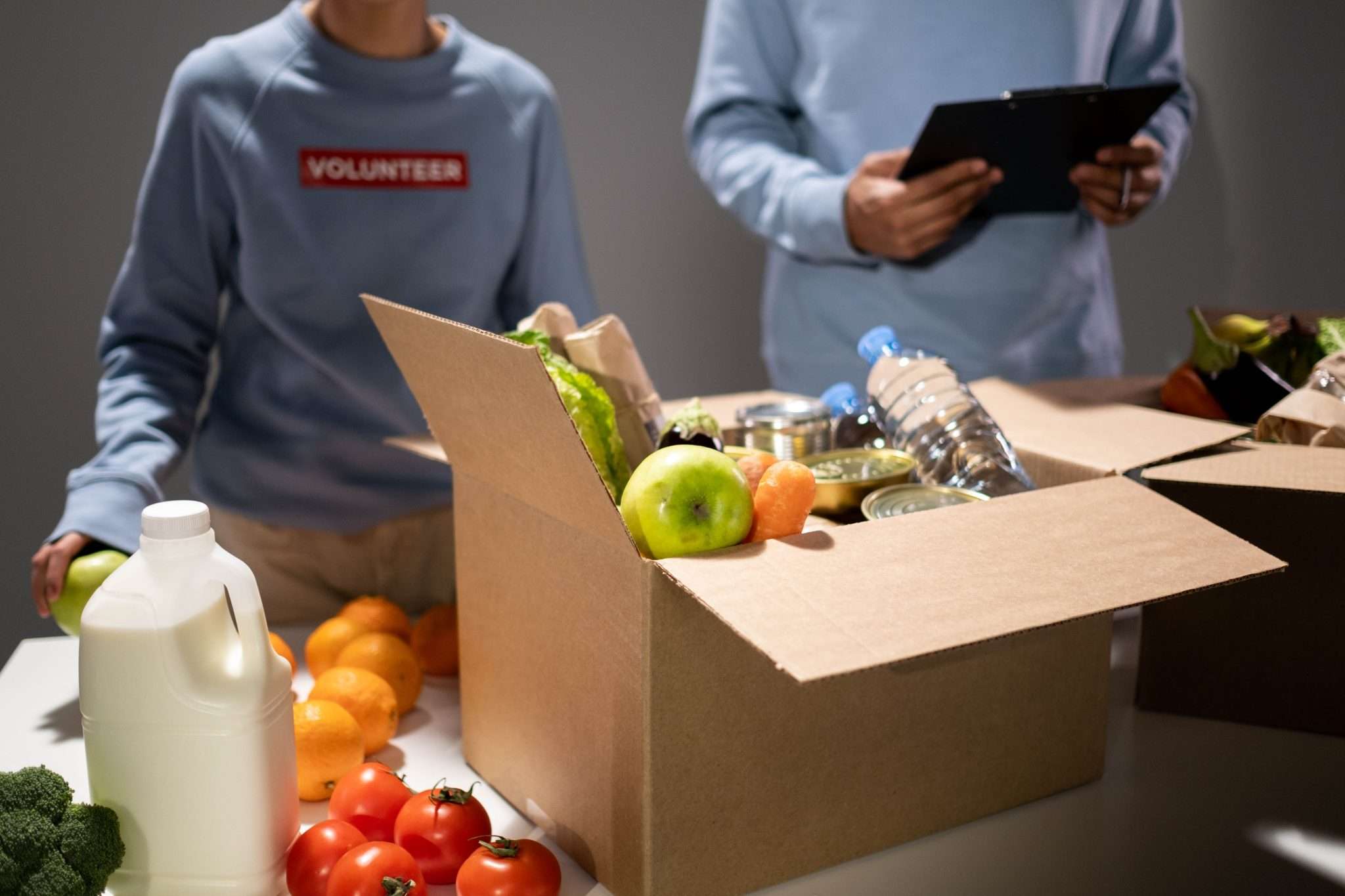 Fresh Food Distribution by Food Bank of CNY Today in Cortland