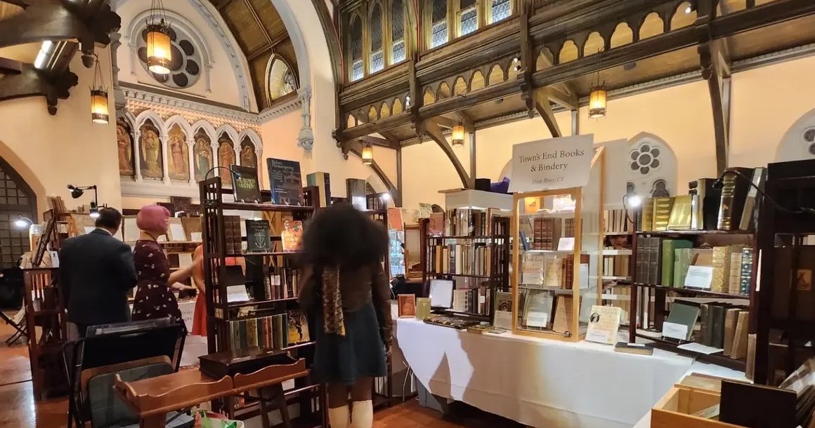 Philadelphia Rare Book Fair invites bibliophiles to browse literary gems and sip cocktails in a historic church