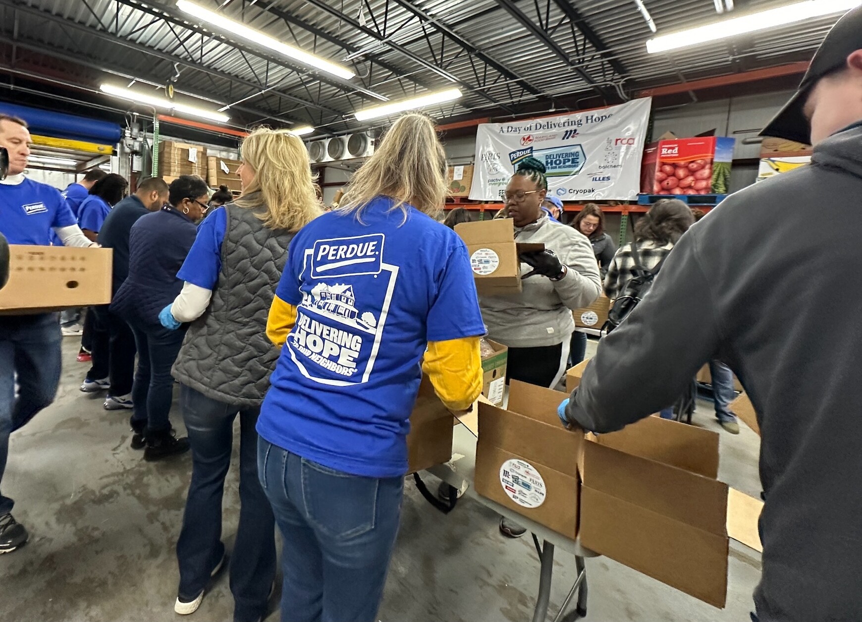 5,200 Meal kits packed and shipped in Perdue, MD Food Bank partnership event