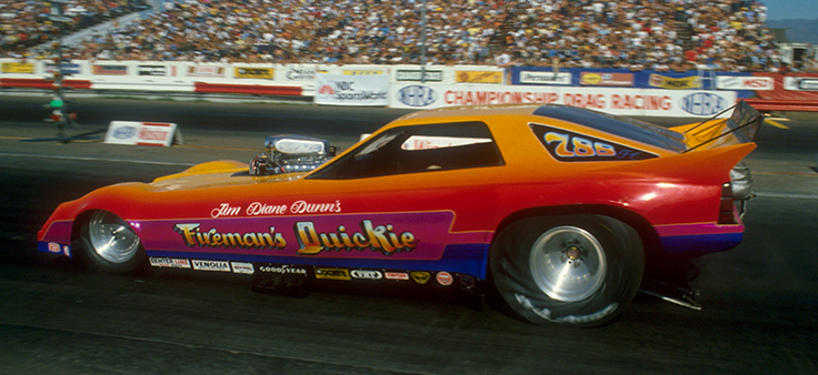 Moon will honor Jim Dunn with Fireman’s Quickie tribute Funny Car in Pomona