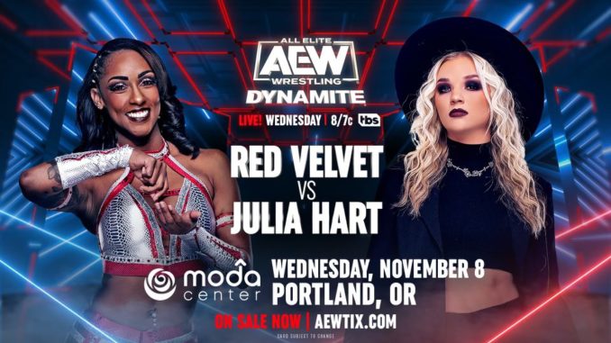 Red Velvet will return to AEW television after nine months on upcoming Dynamite