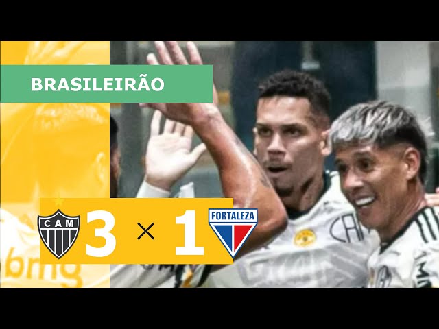 Atlético-MG vence Fortaleza com brilho de Hulk e Paulinho e entra no G4